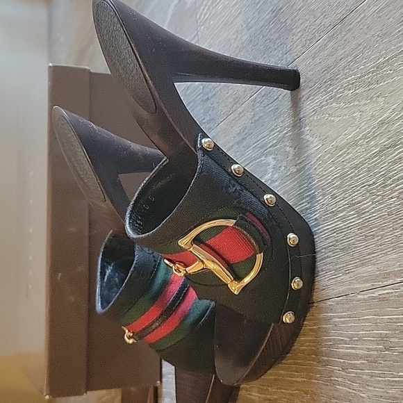 GUCCI New in box size 10 high heel slide with box - Picture 2 of 8